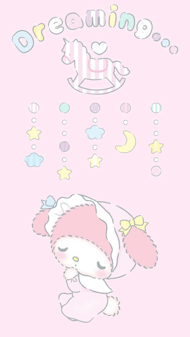 Cute My Melody Sleeping