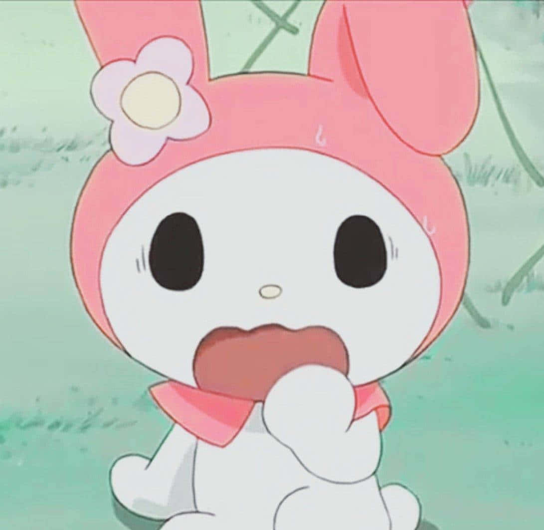 Cute My Melody With A Scared Expression