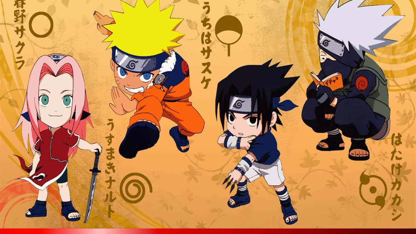 Cute Naruto Chibi Background