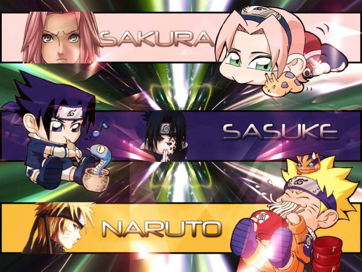 Cute Naruto Creative Art Background