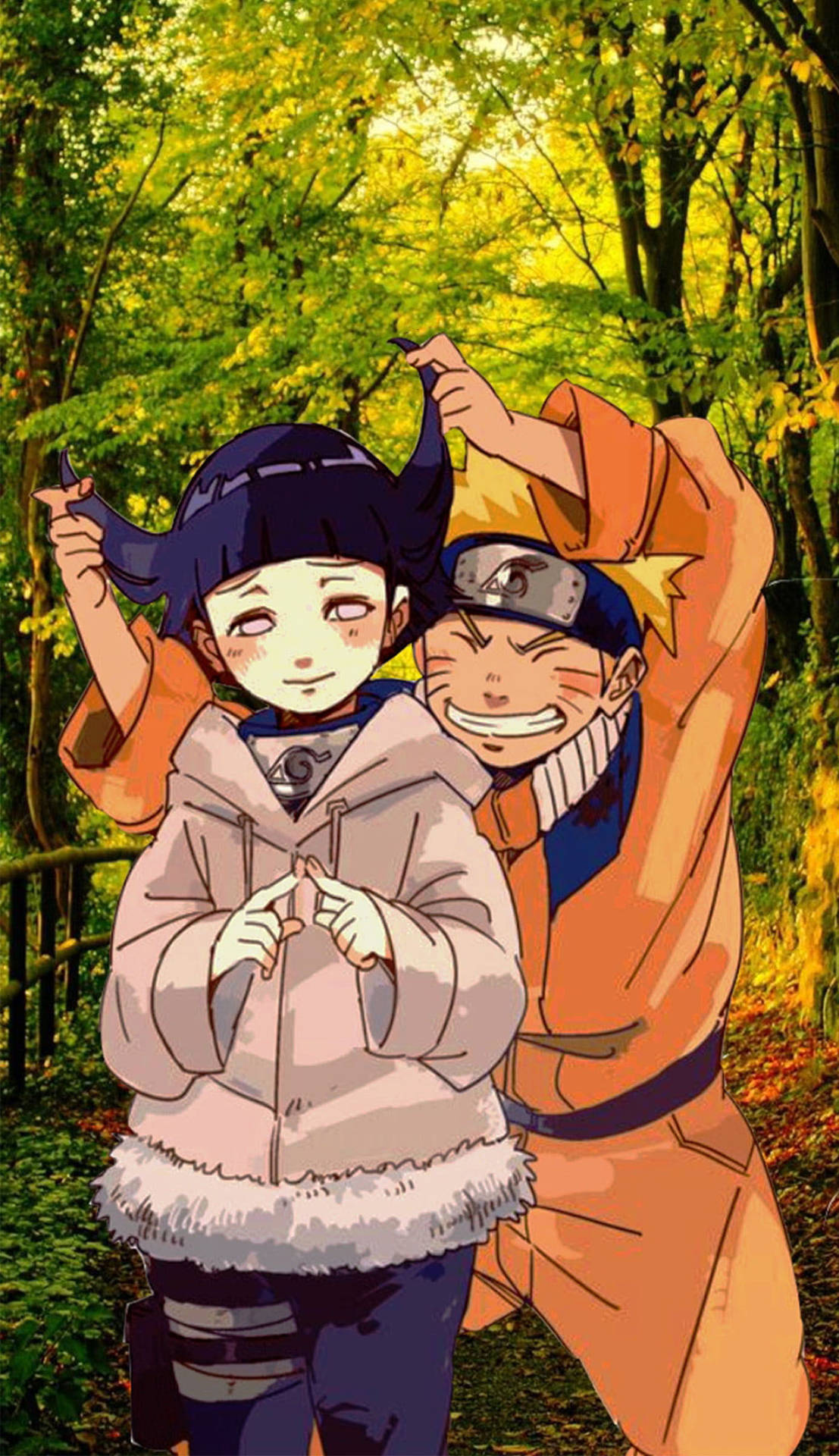 Cute Naruto Forest Aesthetic Background