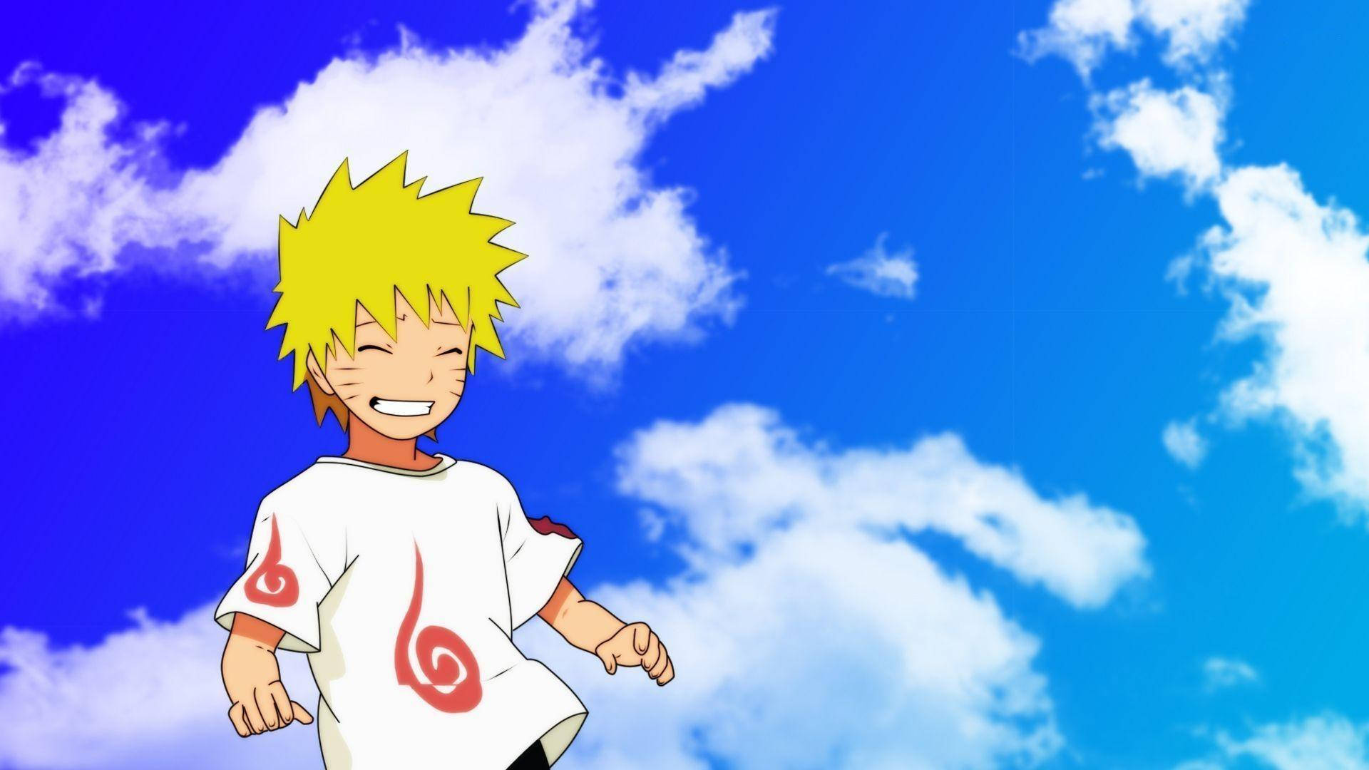 Cute Naruto Sky Background Background