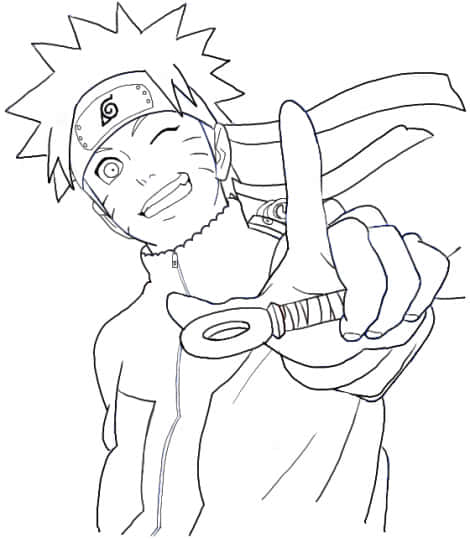 Cute Naruto White Background