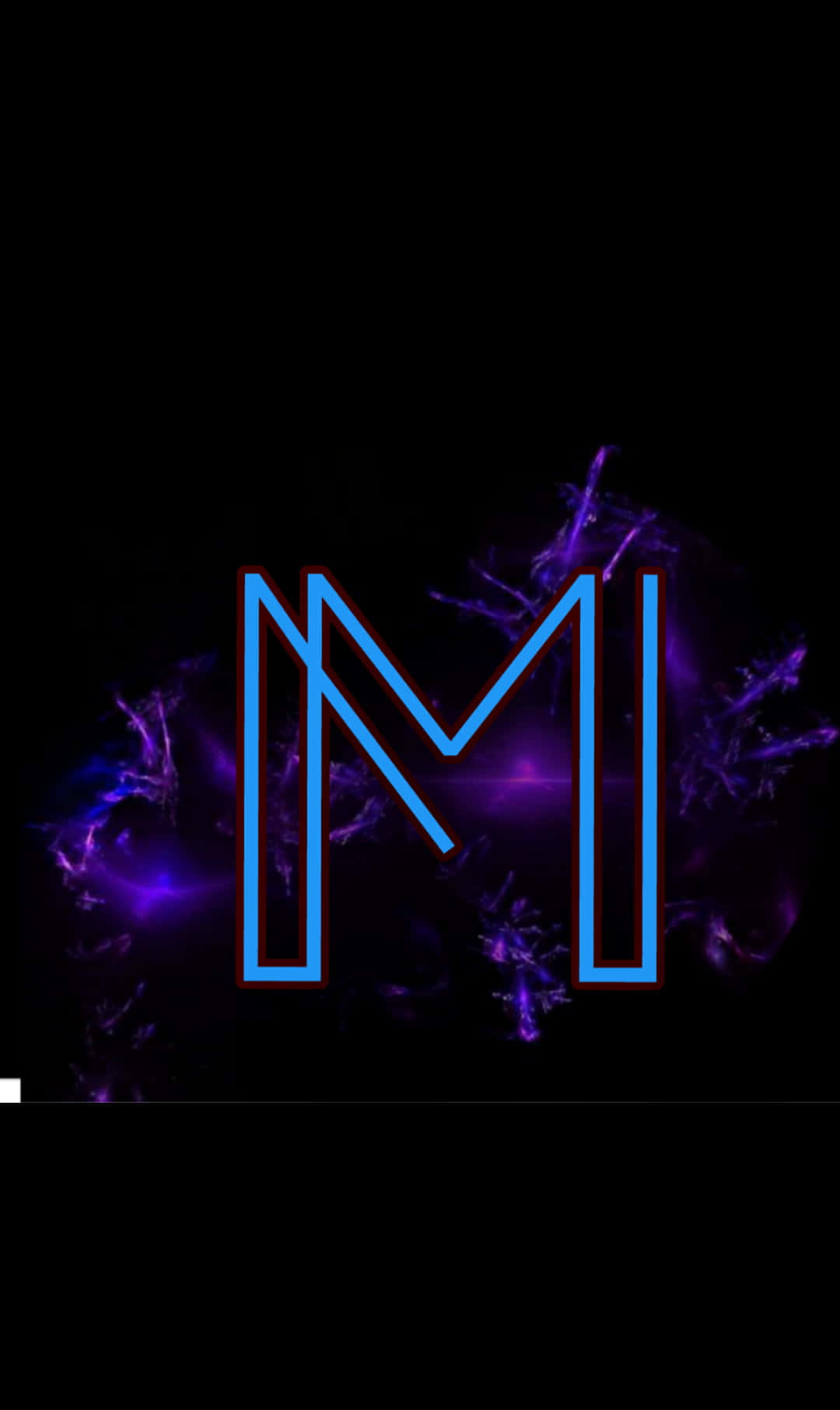 Cute Neon M Background