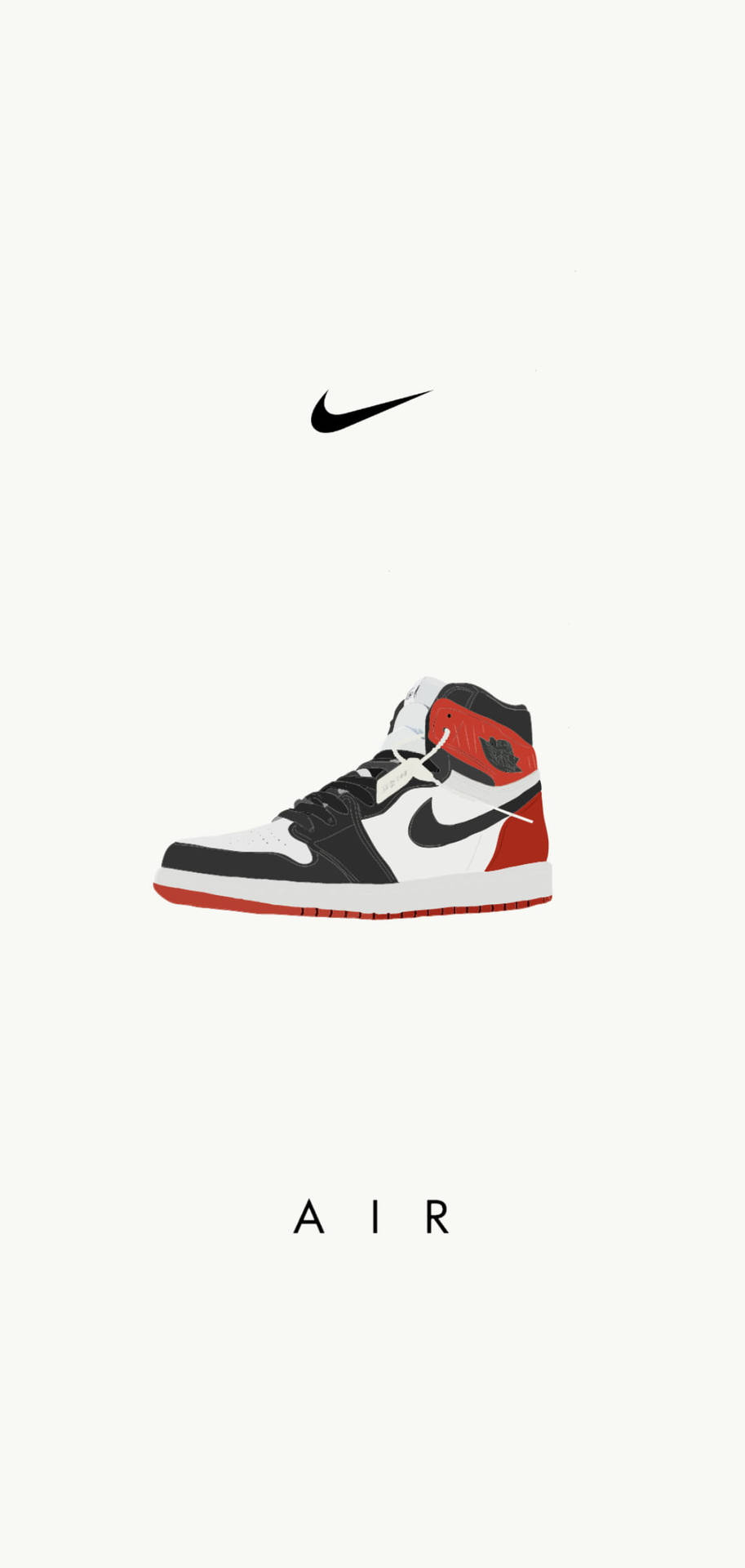 Cute Nike Jordan 1 Shoe Background