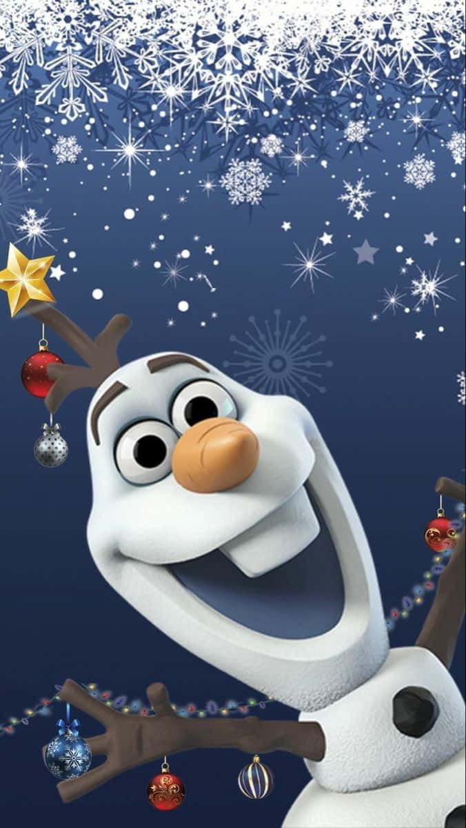 Cute Olaf Ready For A Hug! Background