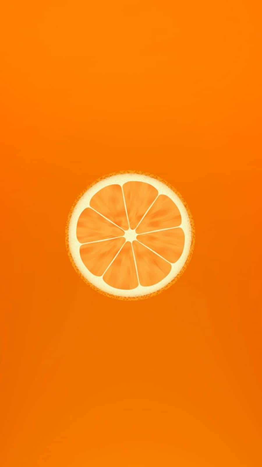 Cute Orange Slice Digital Art