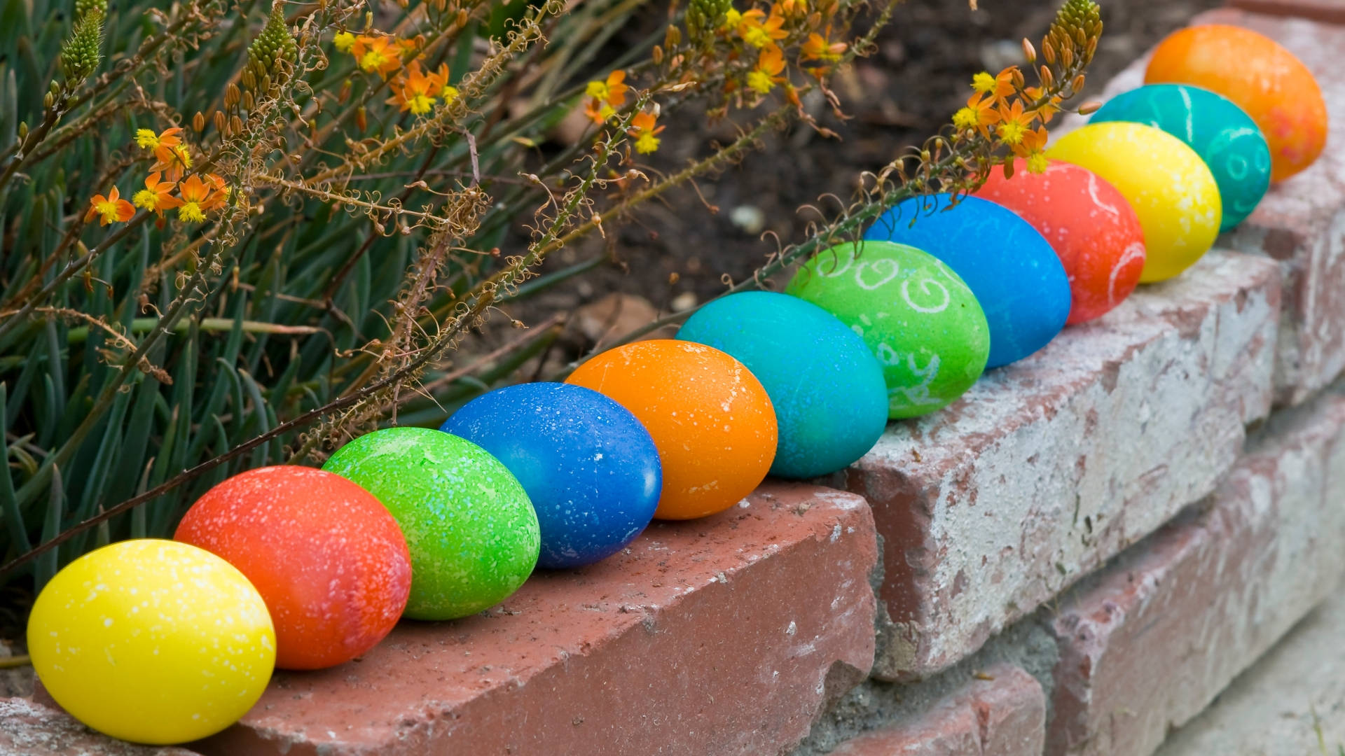 Cute Outdoor Easter Eggs