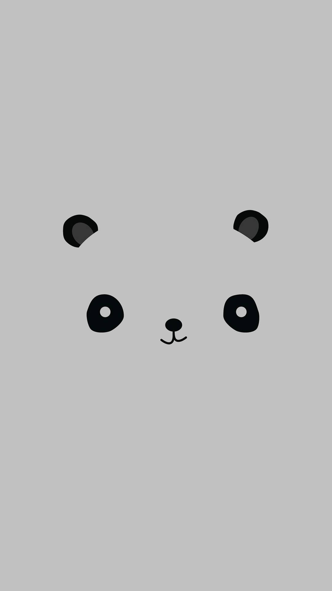 Cute Panda Minimalist Artwork Background