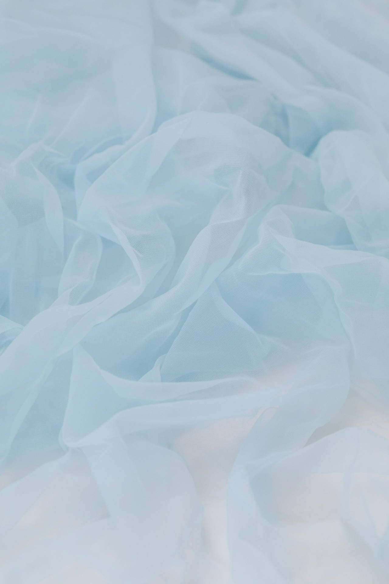 Cute Pastel Aesthetic Blue Thin Cloth Background