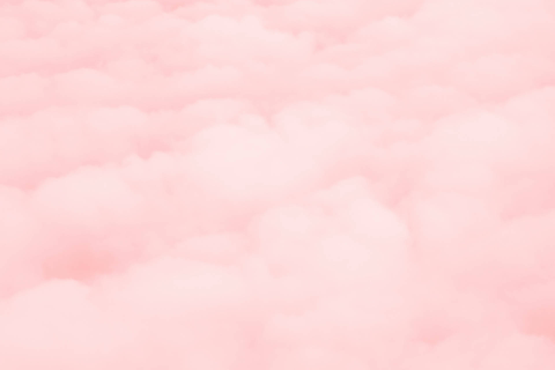 Cute Pastel Aesthetic Pink Cotton Clouds Background