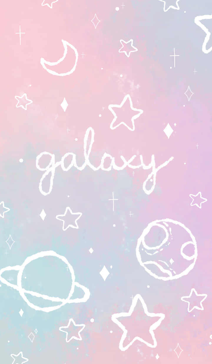 Cute Pastel Galaxy Drawing