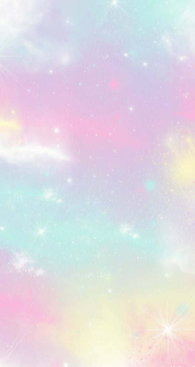 Cute Pastel Galaxy For Mobile Background