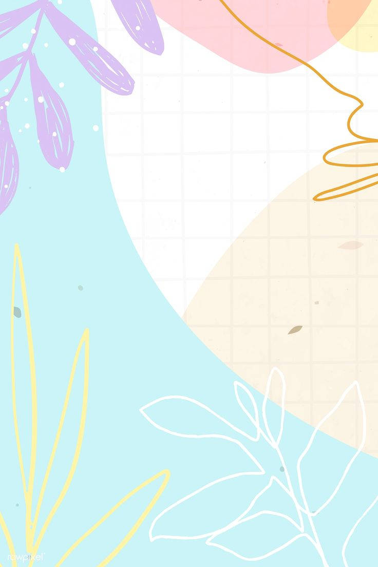Cute Pastel Grid Background