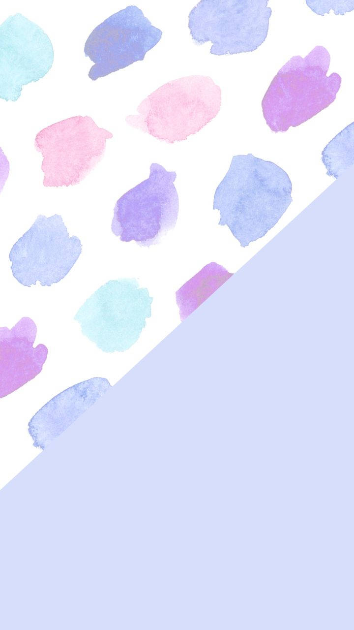 Cute Pastel In Purple Background