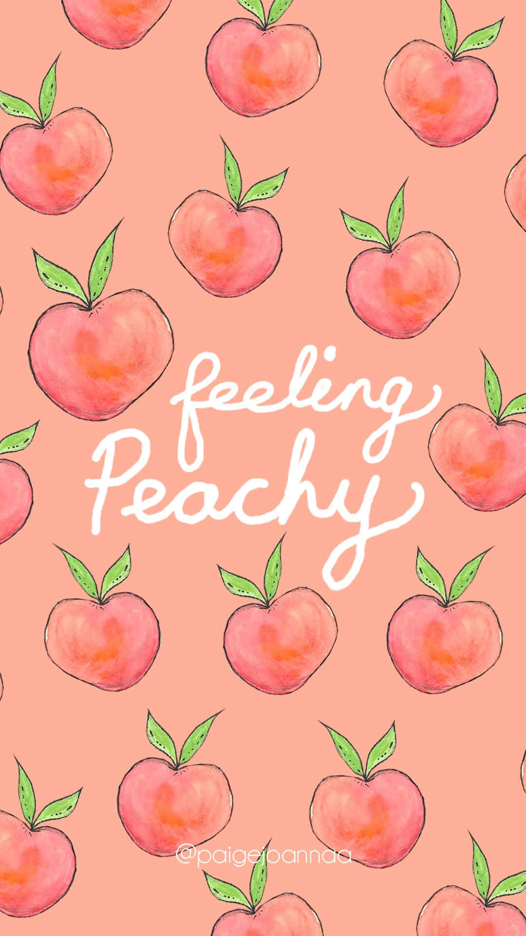 Cute Peach Feeling Peachy Background