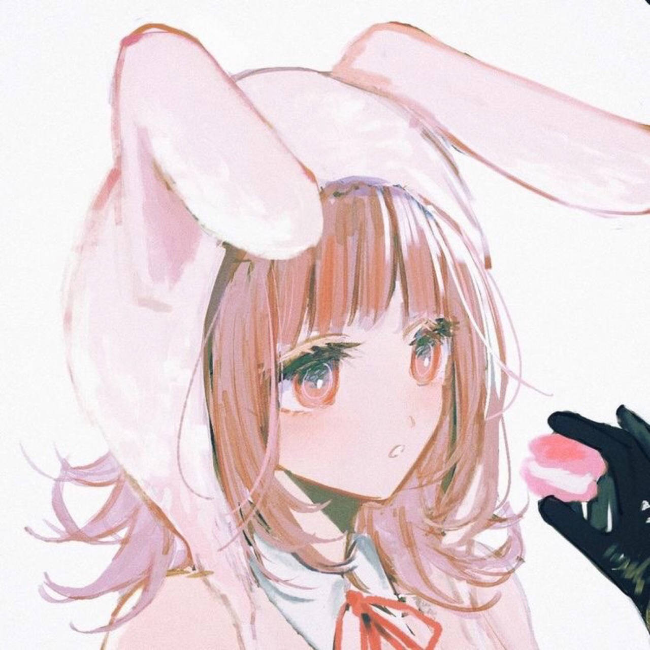 Cute Pfp Bunny Anime Girl Background