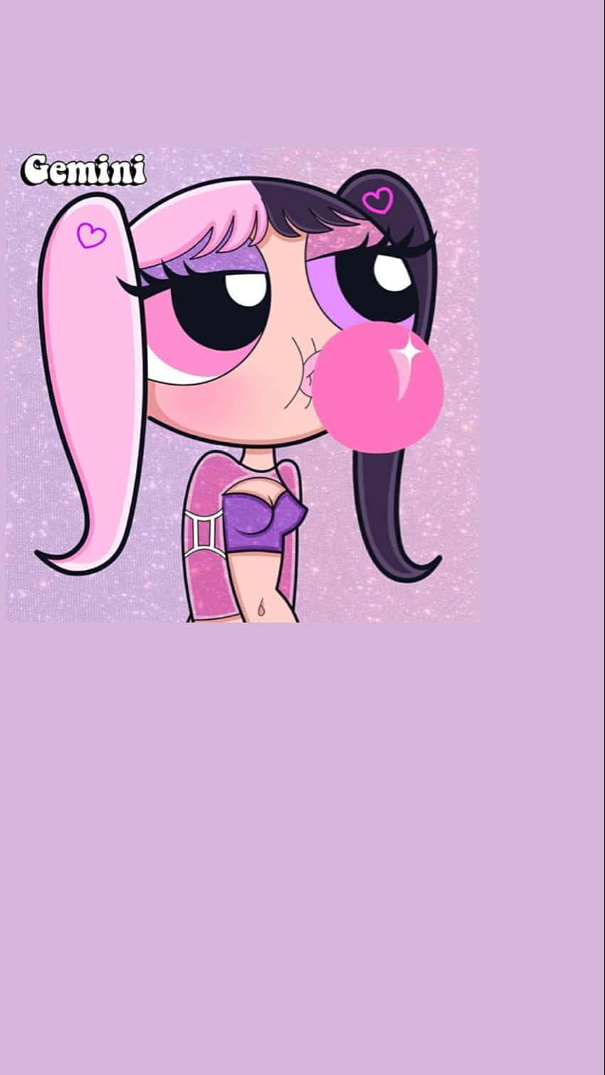 Cute Pfp For Tiktok Gemini Powerpuff Background
