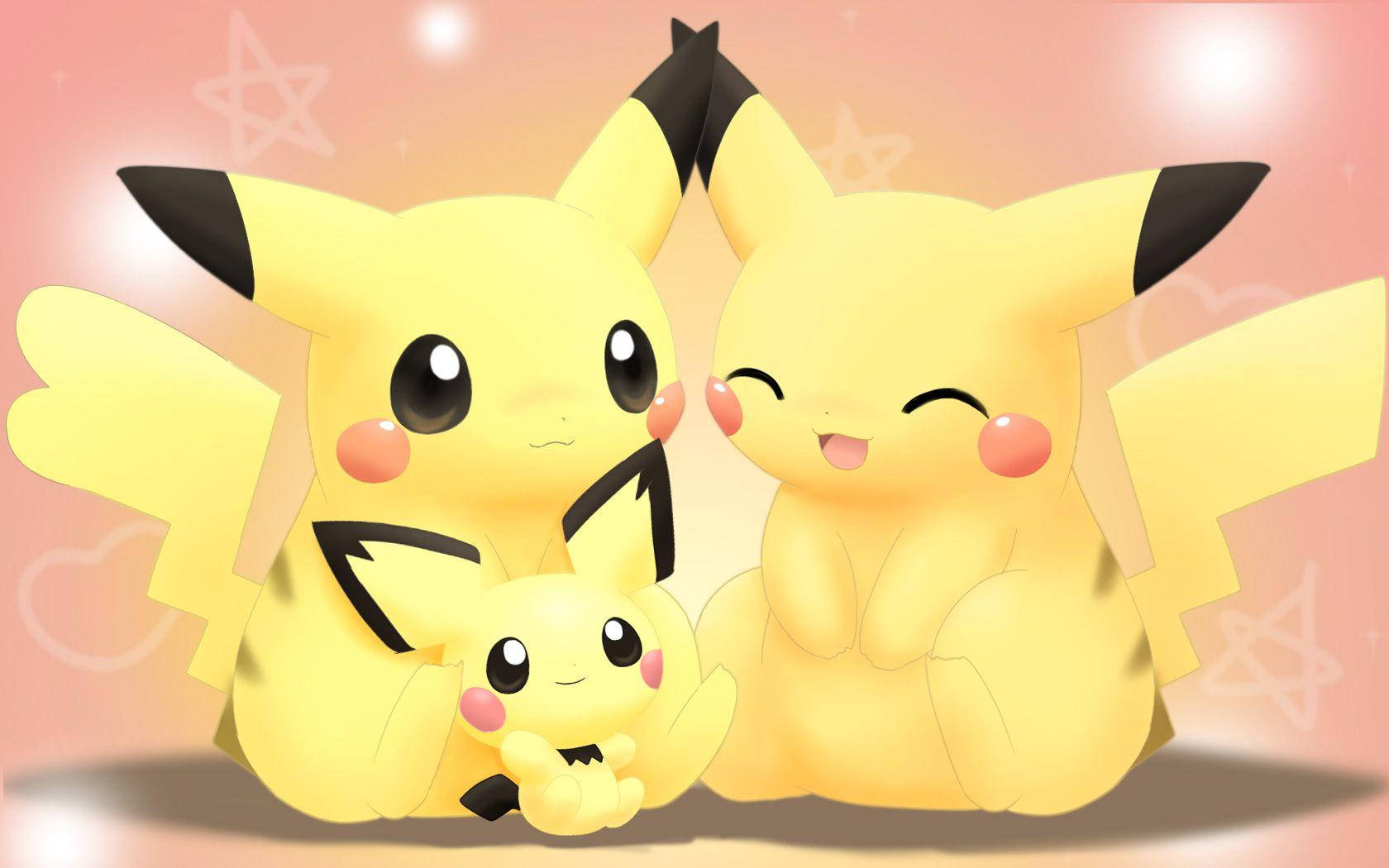 Cute Pichu Background