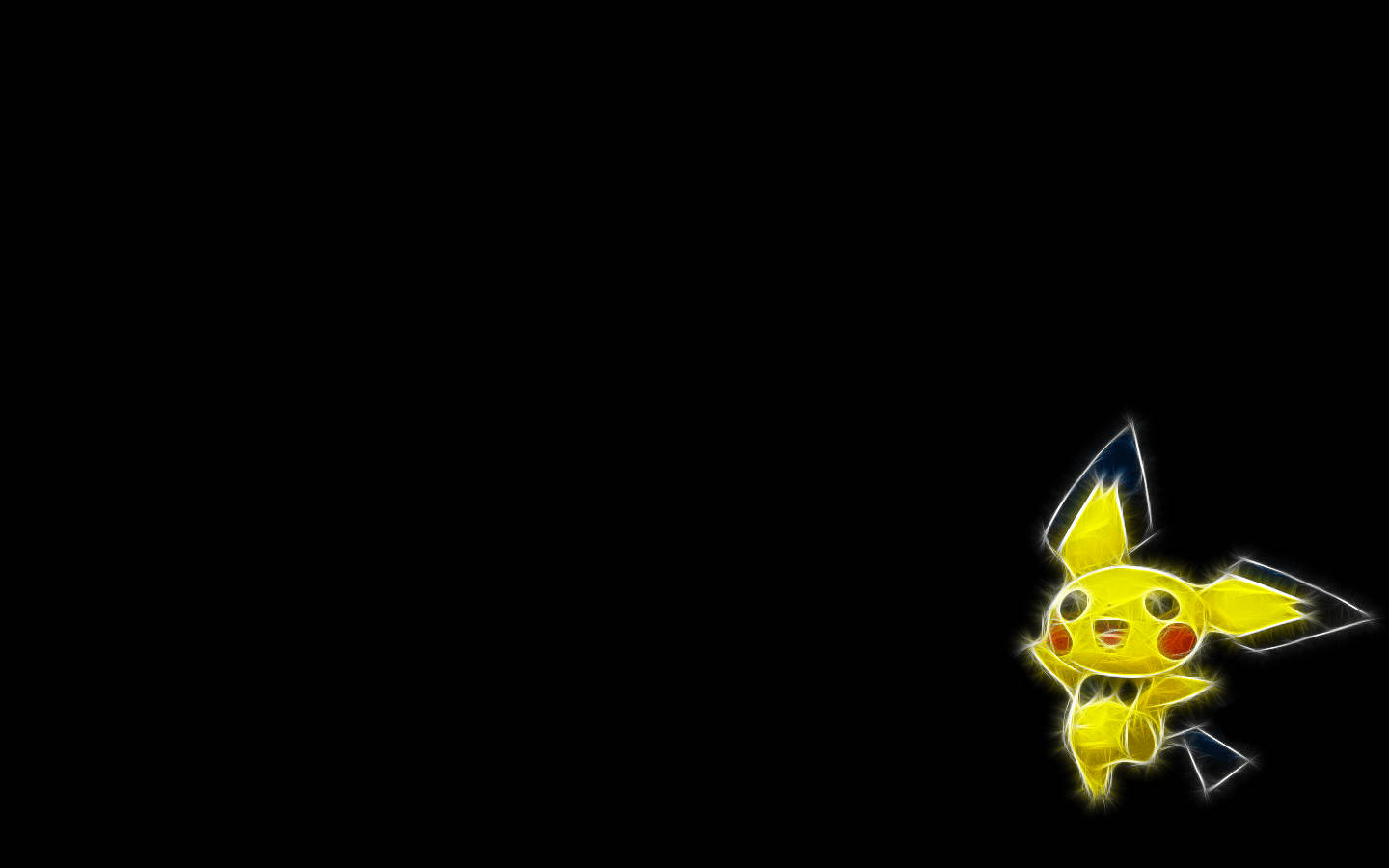 Cute Pichu Jumping Background