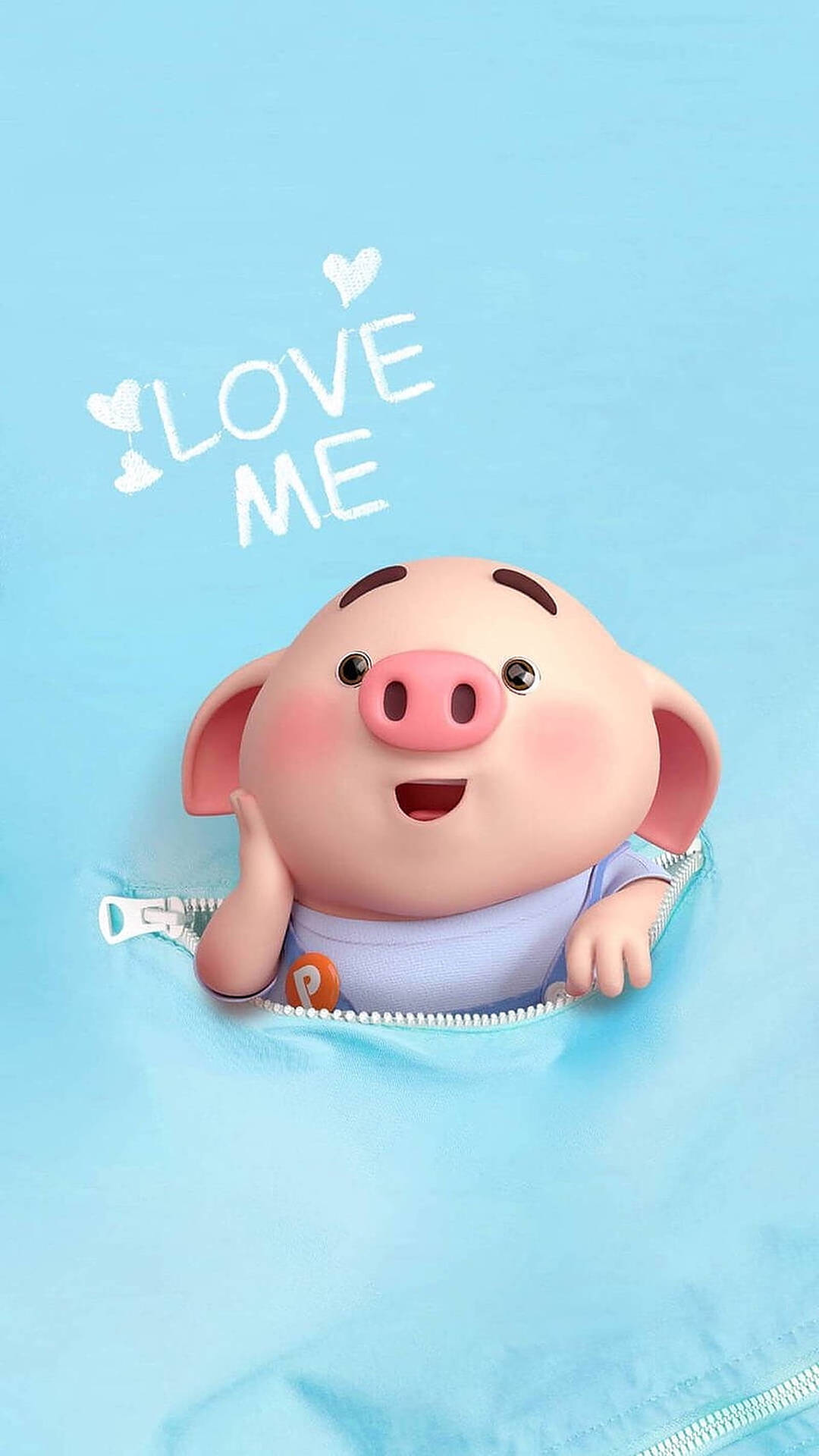 Cute Pig Love Me