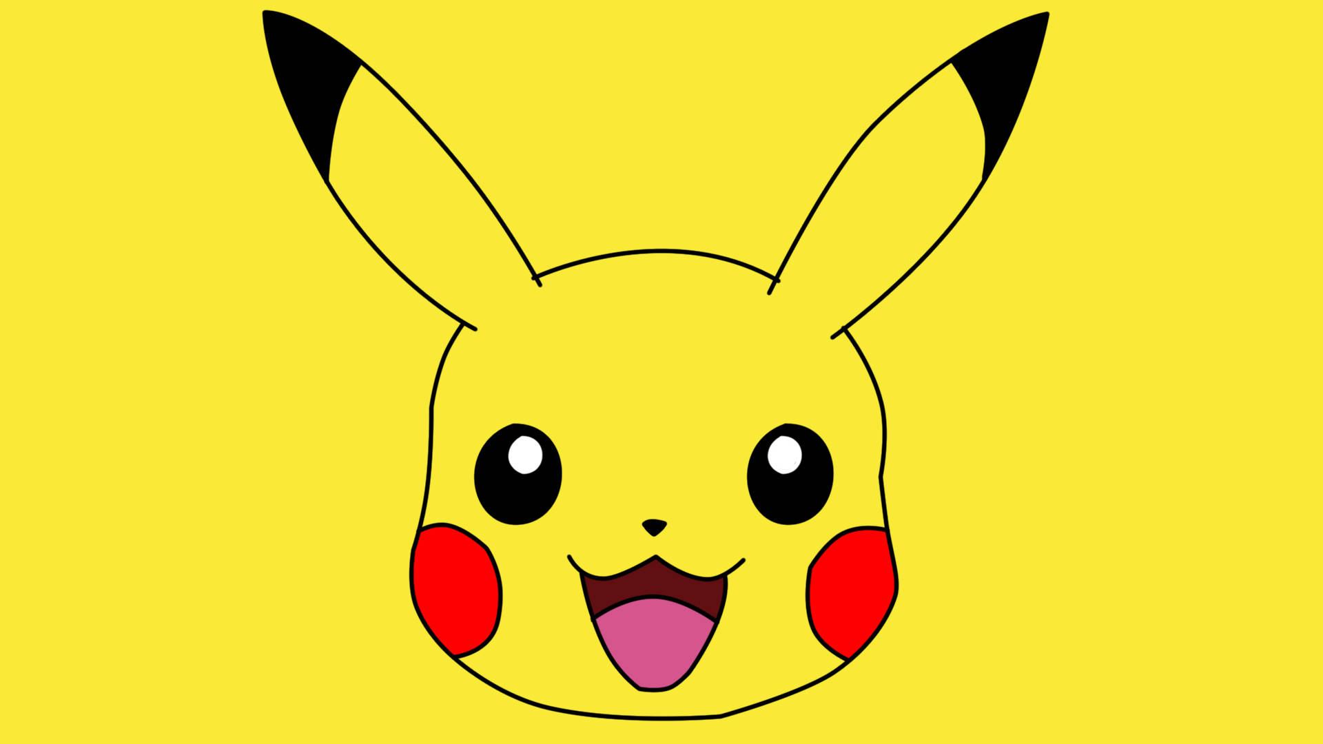 Cute Pikachu Smiling Background