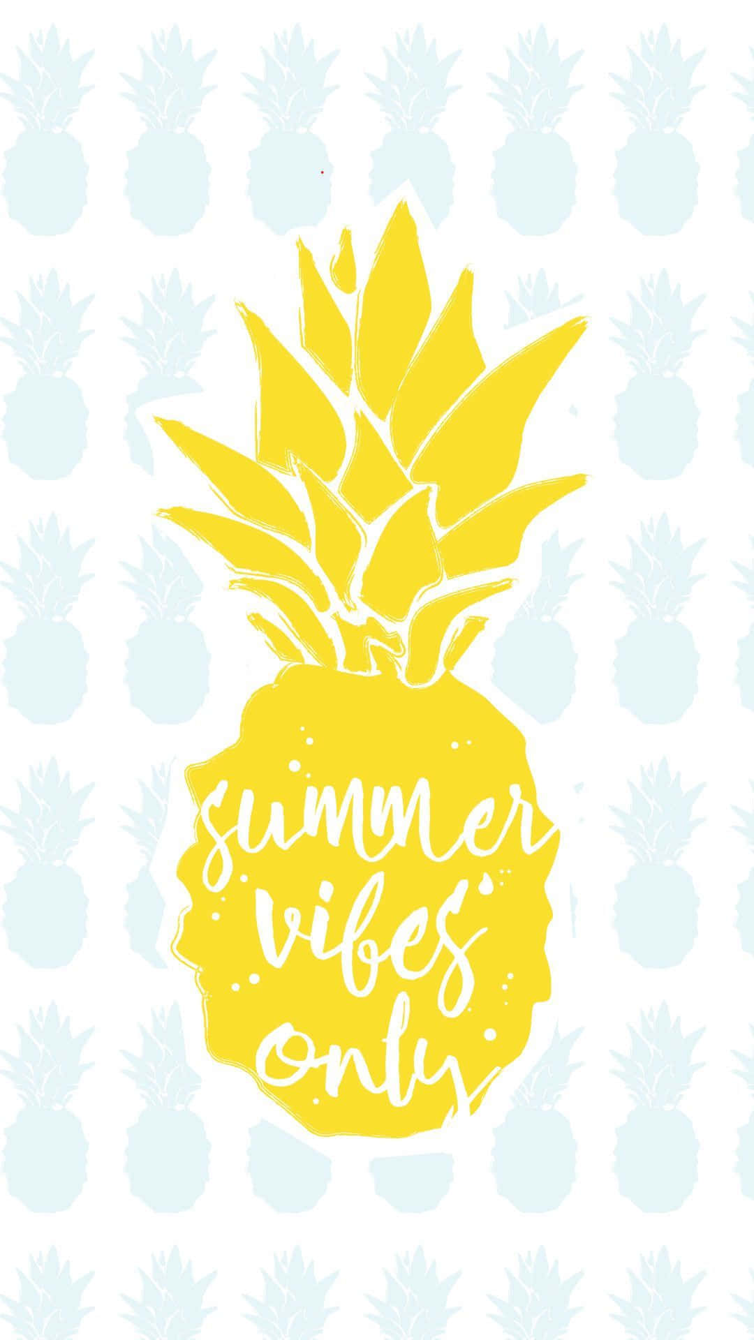 Cute Pineapple Summer Iphone Background