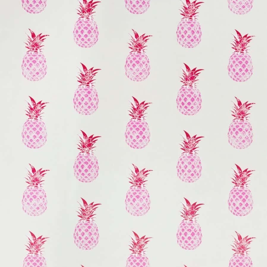 Cute Pineapple Wall Pattern Background
