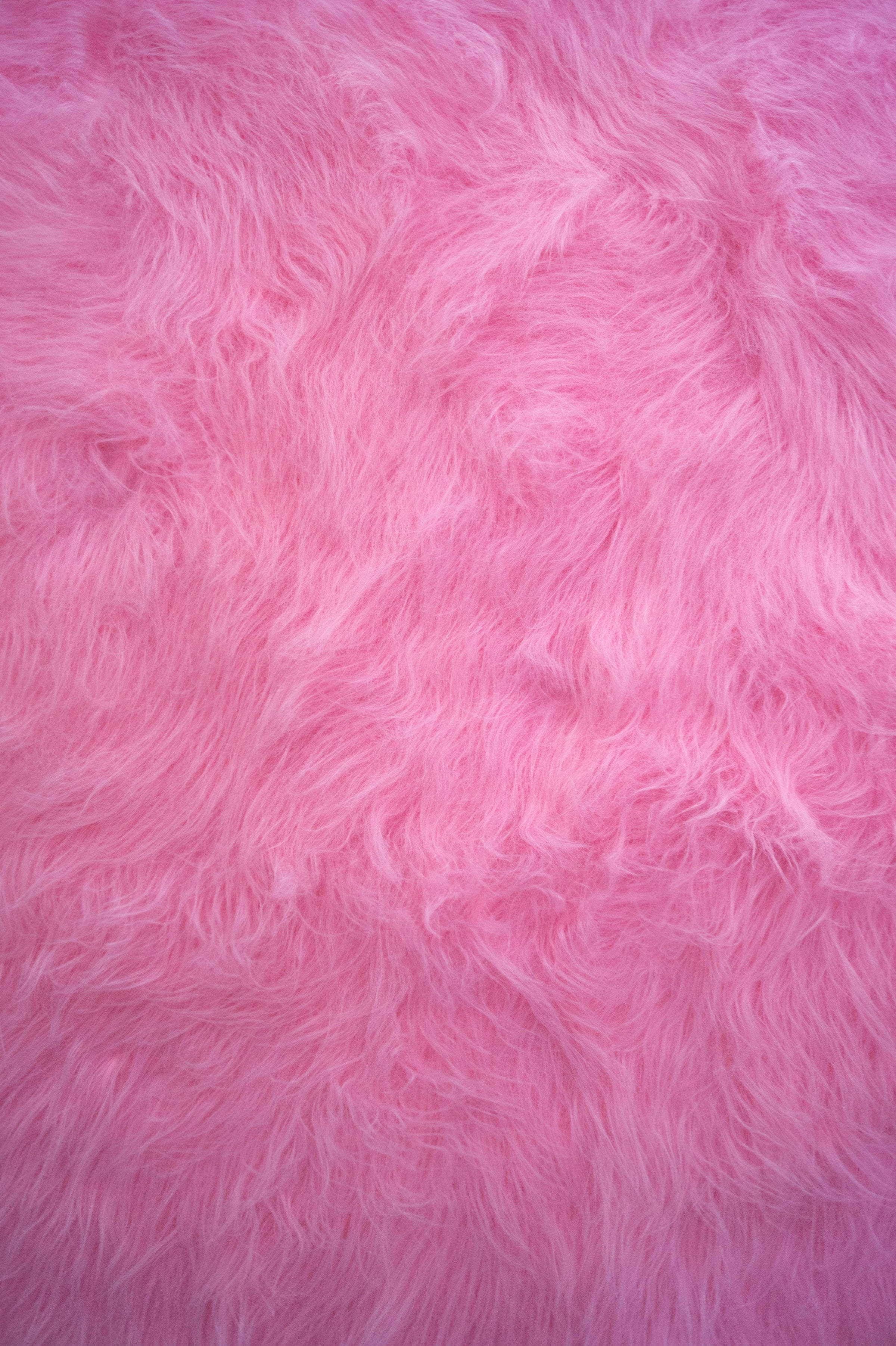 Cute Pink Aesthetic Faux Fabric