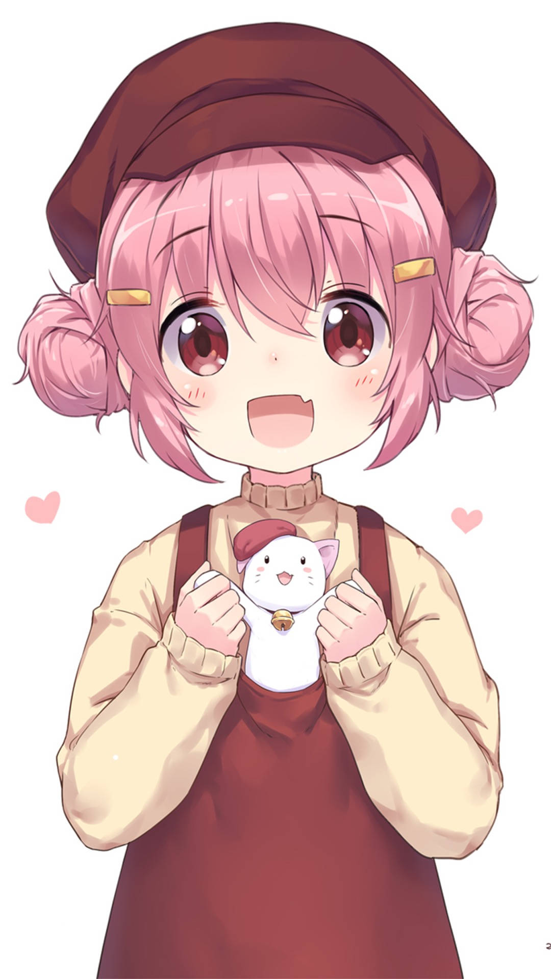 Cute Pink Anime Kid