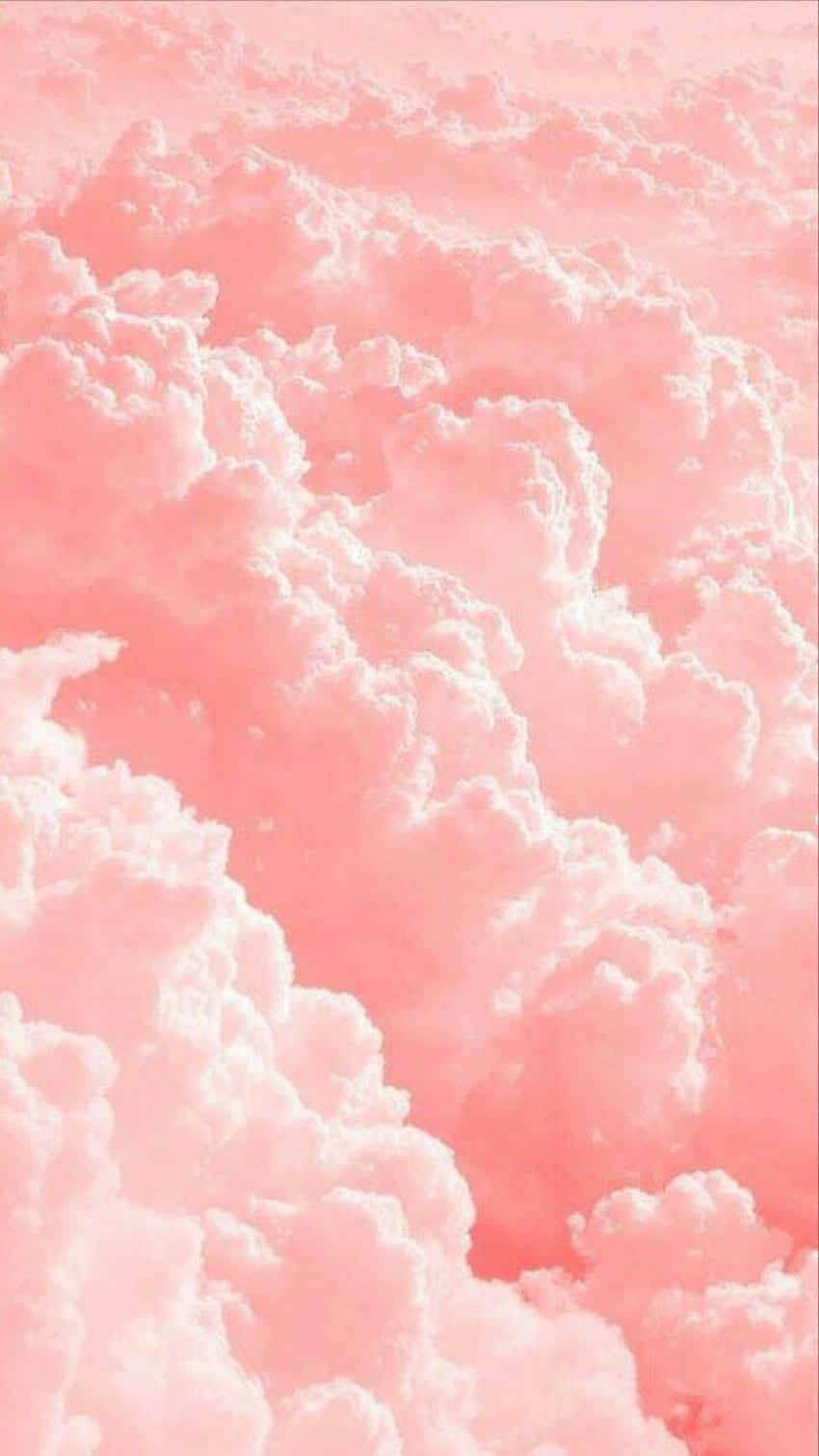 Cute Pink Clouds Background