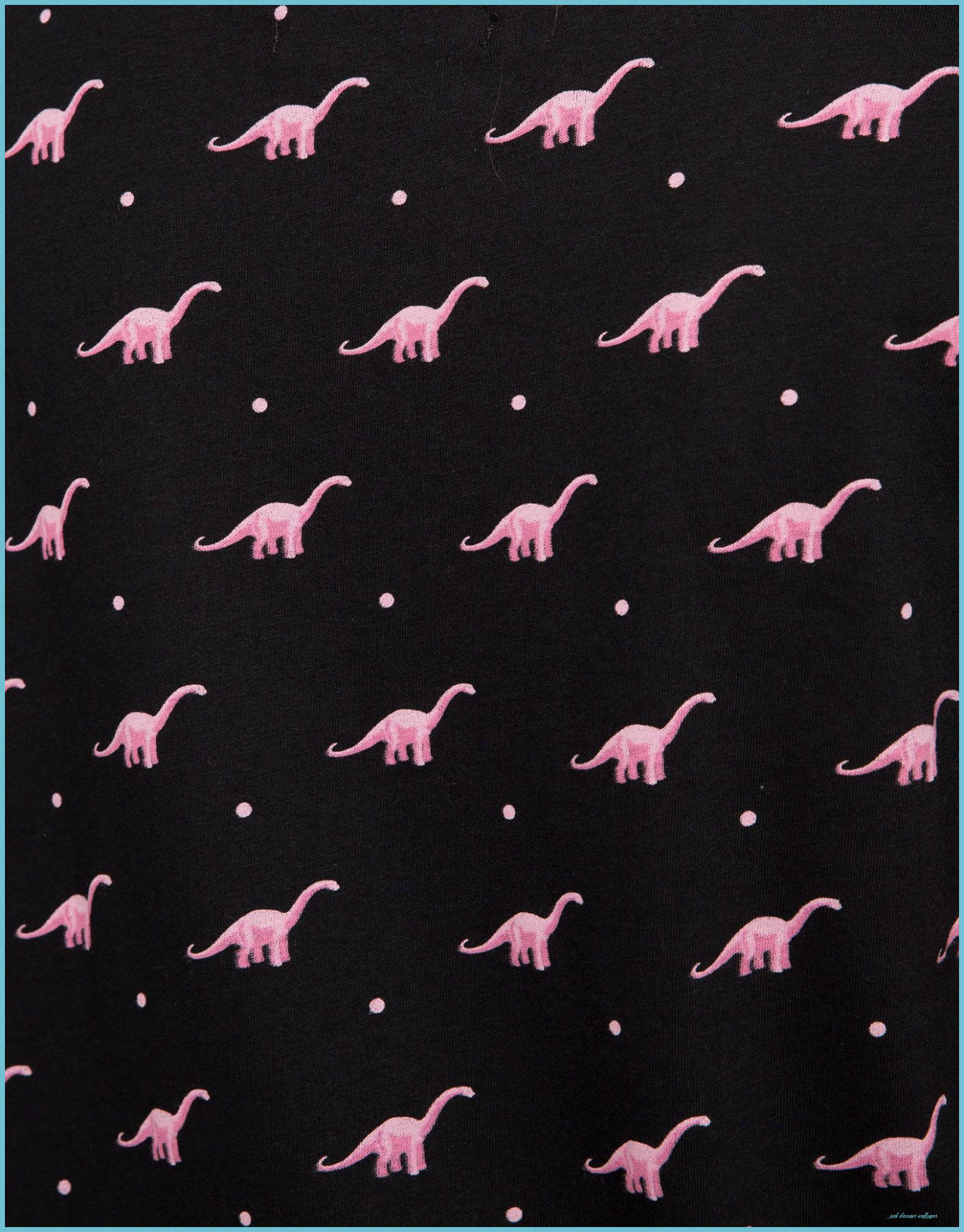 Cute Pink Dinosaur Long-necked Pattern