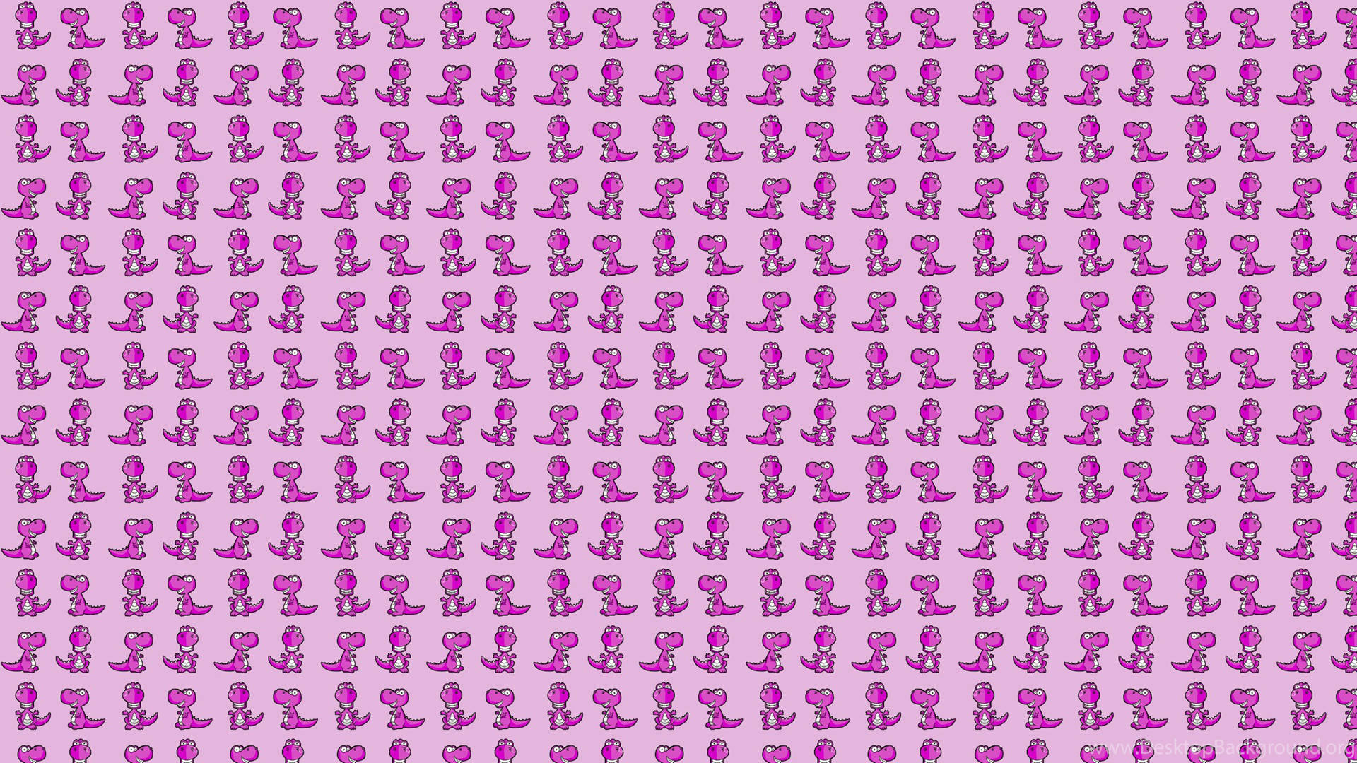 Cute Pink Dinosaur Tiny Pattern Art