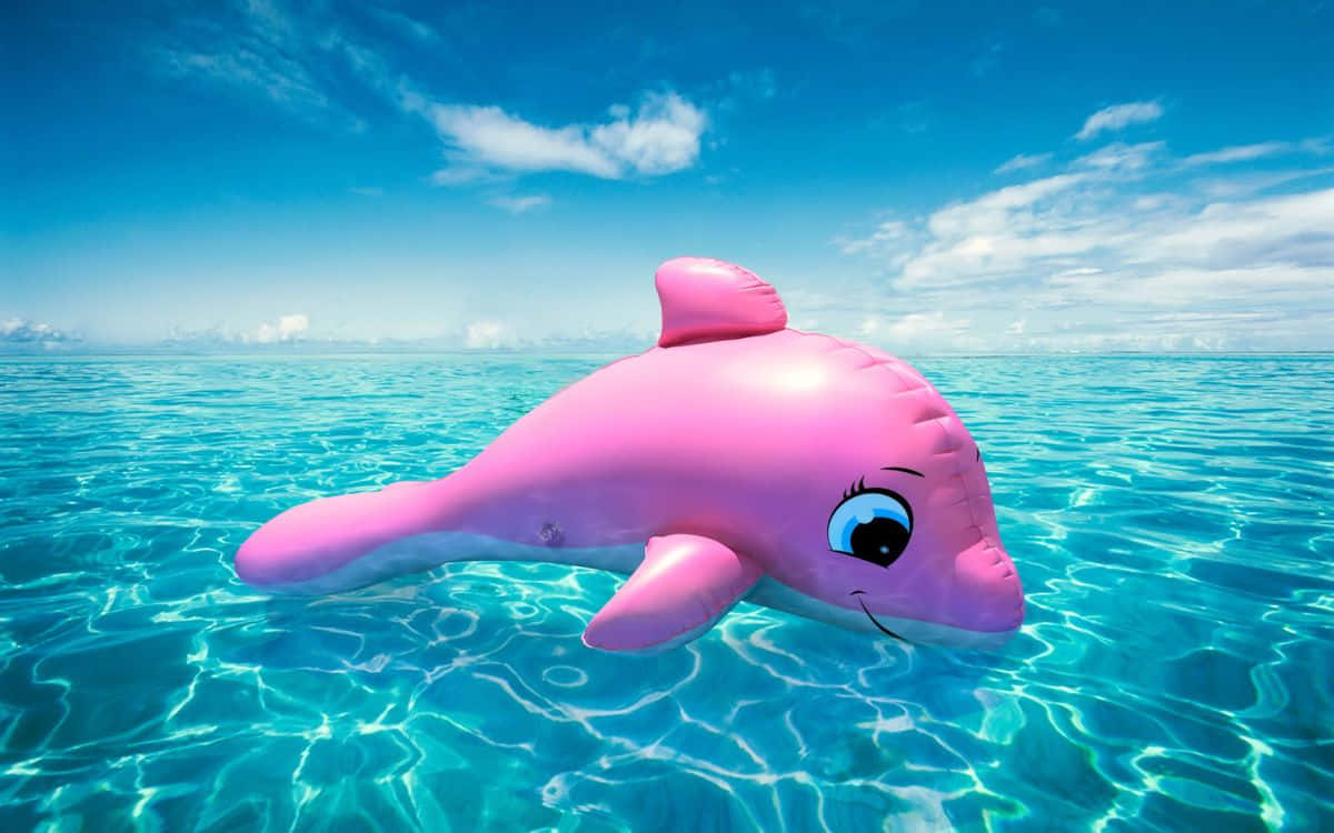 Cute Pink Dolphin Inflatable