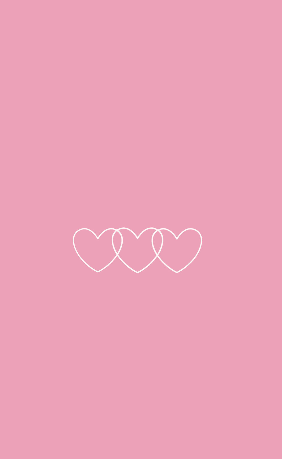 Cute Pink Infinity Hearts Background