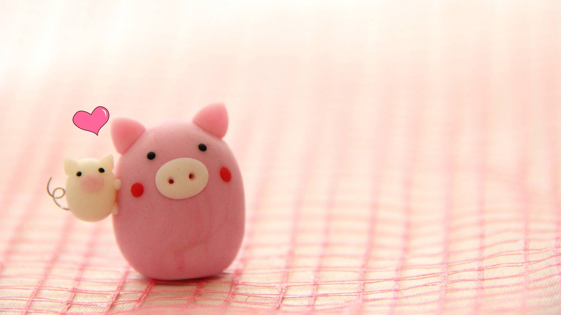 Cute Pink Pigs Laptop Background