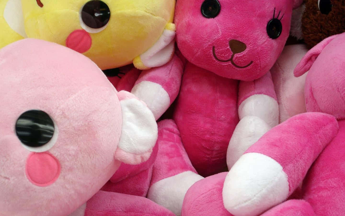 Cute Pink Teddy Bear Valentine's Day