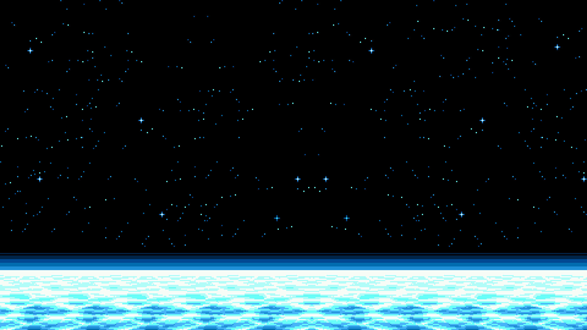 Cute Pixel Desktop Outer Space Background