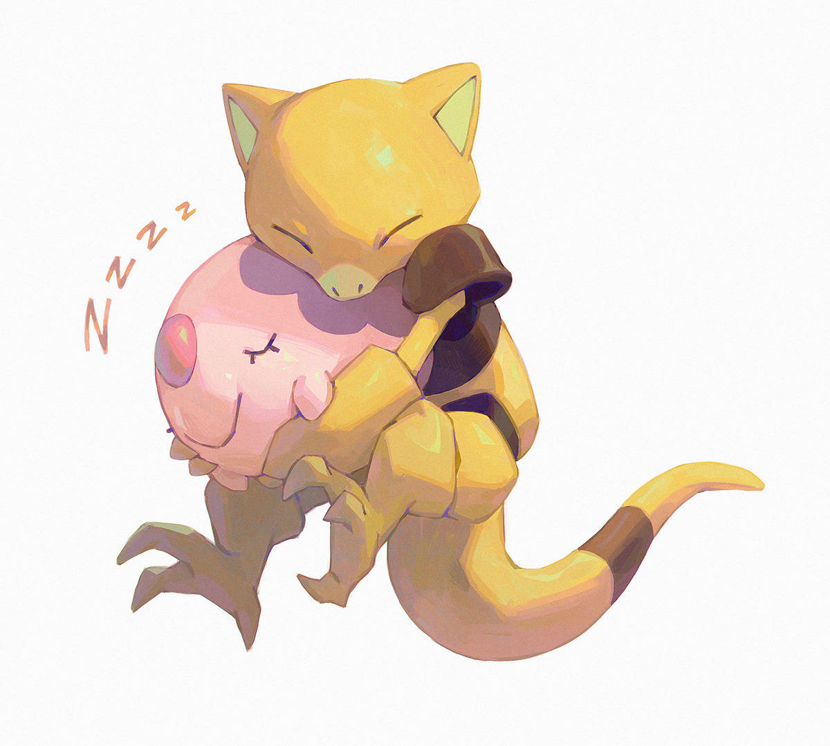 Cute Pokémon Abra And Munna