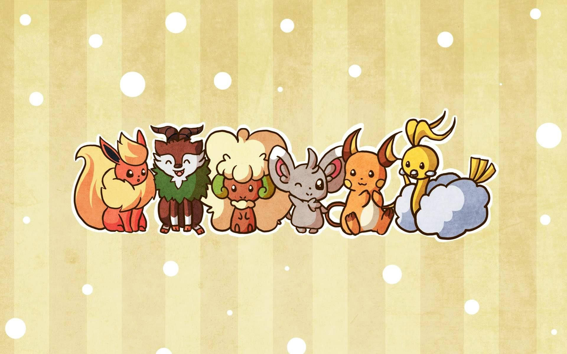 Cute Pokemon Art Background