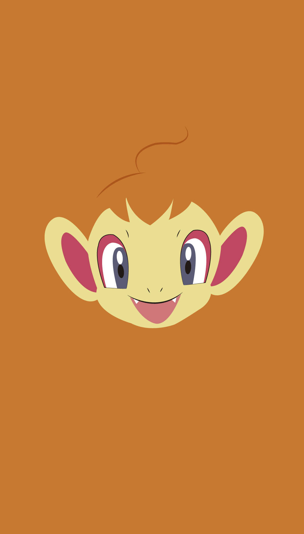 Cute Pokemon Chimchar Phone Background