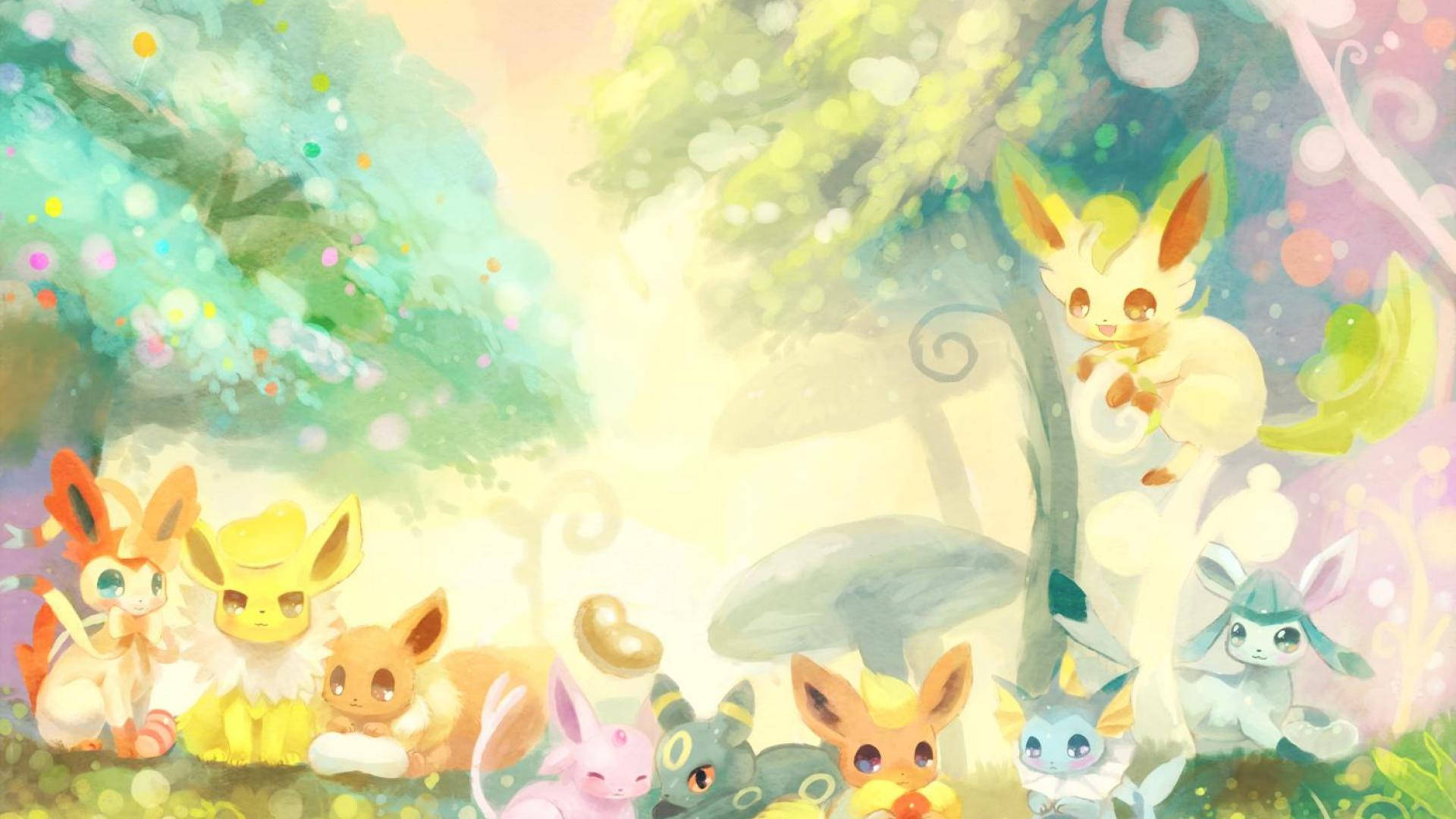 Cute Pokemon Eevee Evolutions