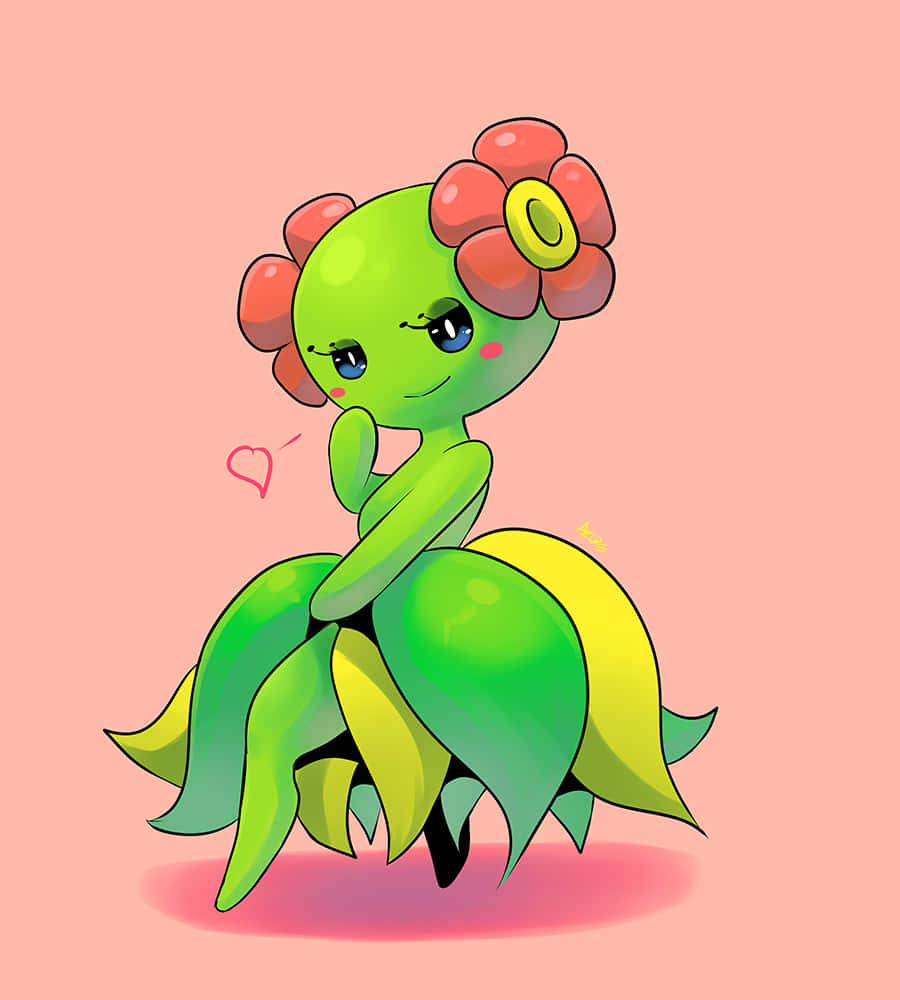 Cute Pose Of Bellossom With Flowers