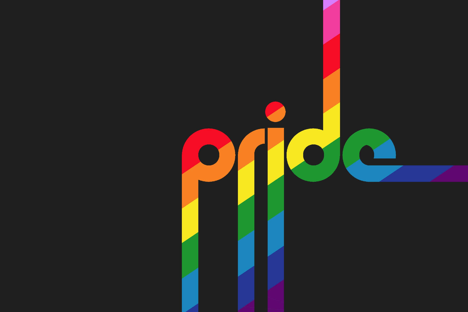 Cute Pride Overlap Design Background