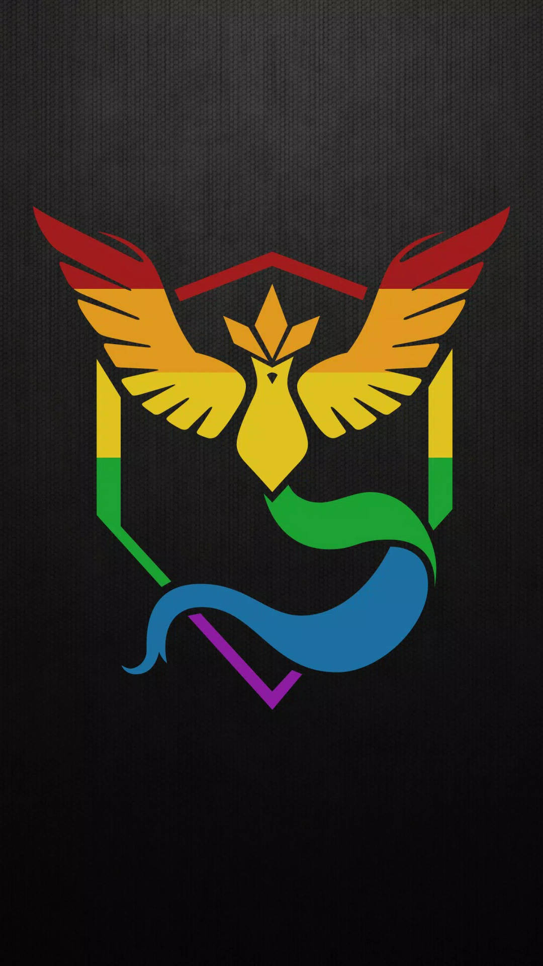 Cute Pride Phoenix Empire Logo Background