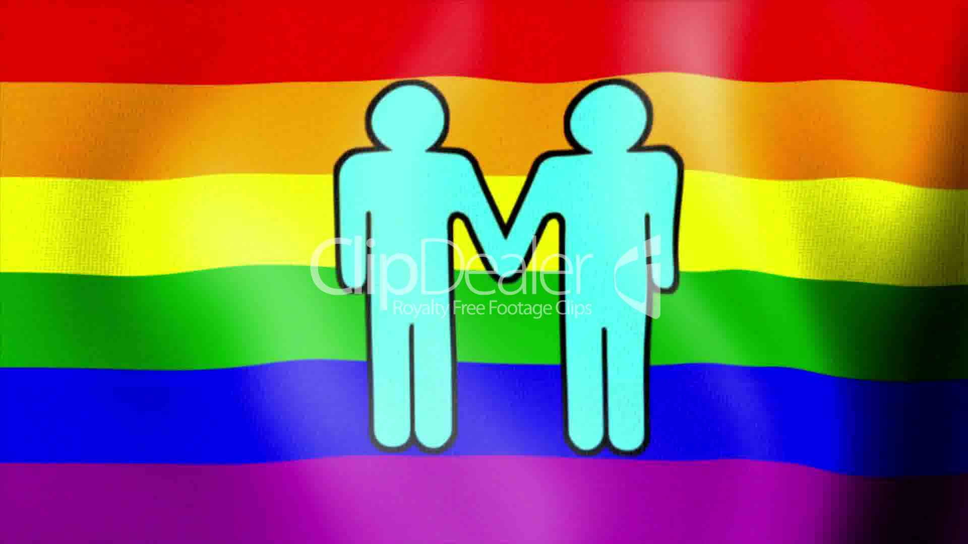 Cute Pride Same Sex Couple Logo Design Background