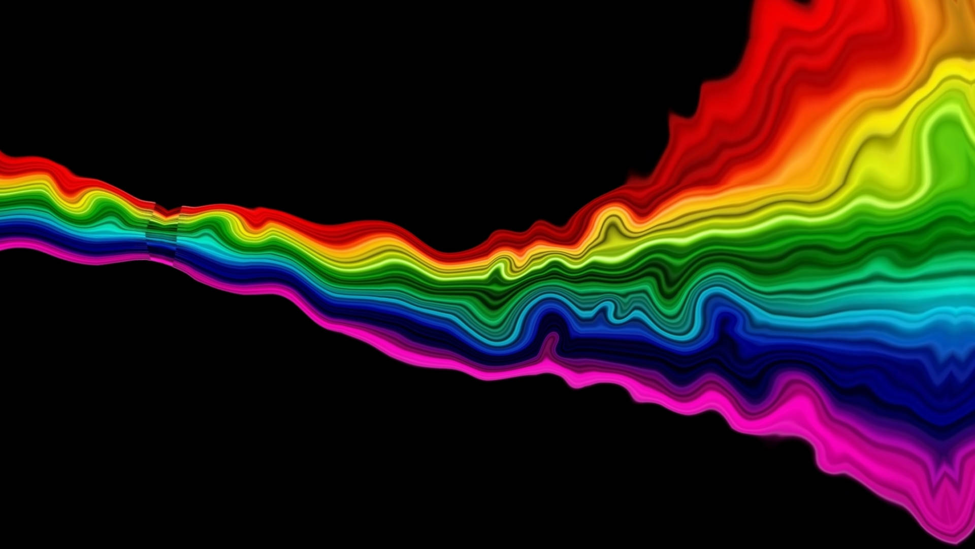 Cute Pride Sound Waves Art Background