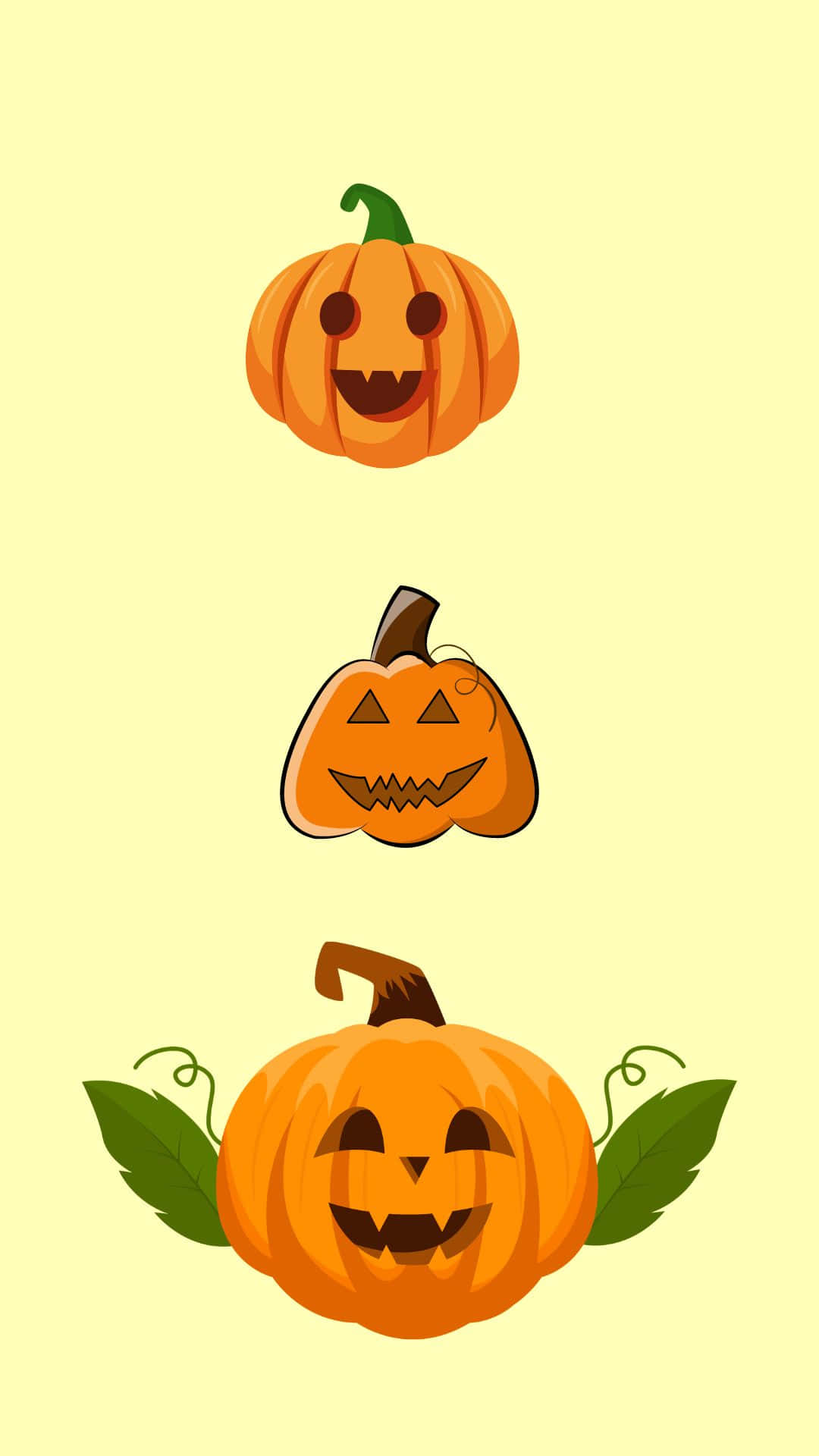 Cute Pumpkin Sitting On A Tree Stump Background