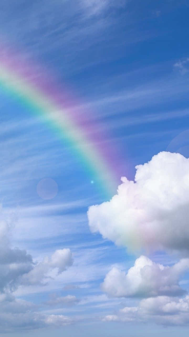 Cute Rainbow Photograph Background