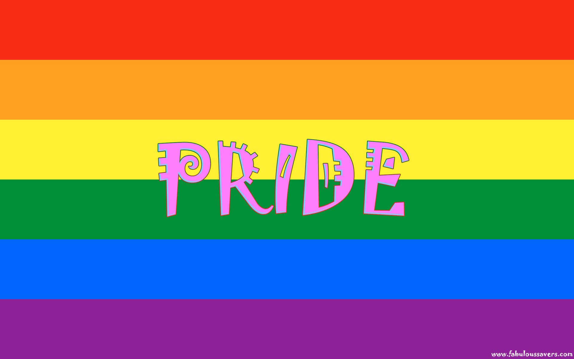 Cute Rainbow Pink Pride Background